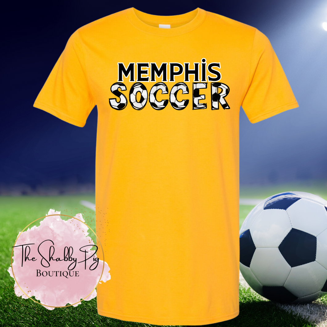YOUTH Memphis Soccer | Soccer Ball Font