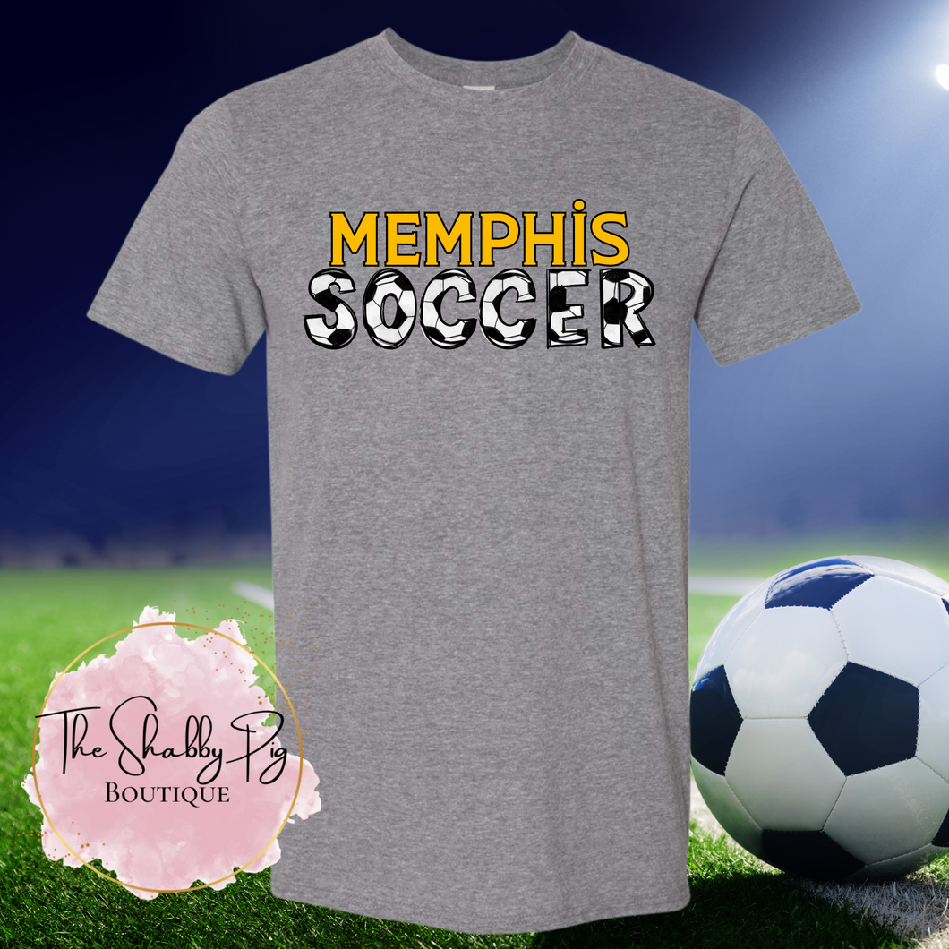 Memphis Soccer | Soccer Ball Font