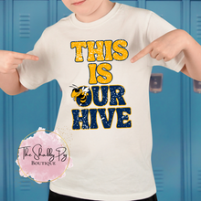 Load image into Gallery viewer, YOUTH This is Our Hive Graphic Tee
