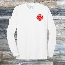 Load image into Gallery viewer, TALL Long Sleeve Tee Port &amp; Co. WHITE PC55LST | Detroit Arsenal

