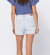 Load image into Gallery viewer, Judy Blue Hi-Rise Cuffed Printed Lining Shorts

