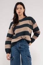 Load image into Gallery viewer, Striped Crewneck Sweater
