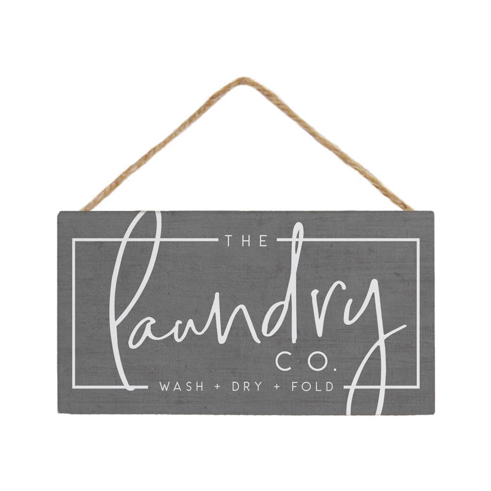 The Laundry CO Wash Dry Fold Petit Sign