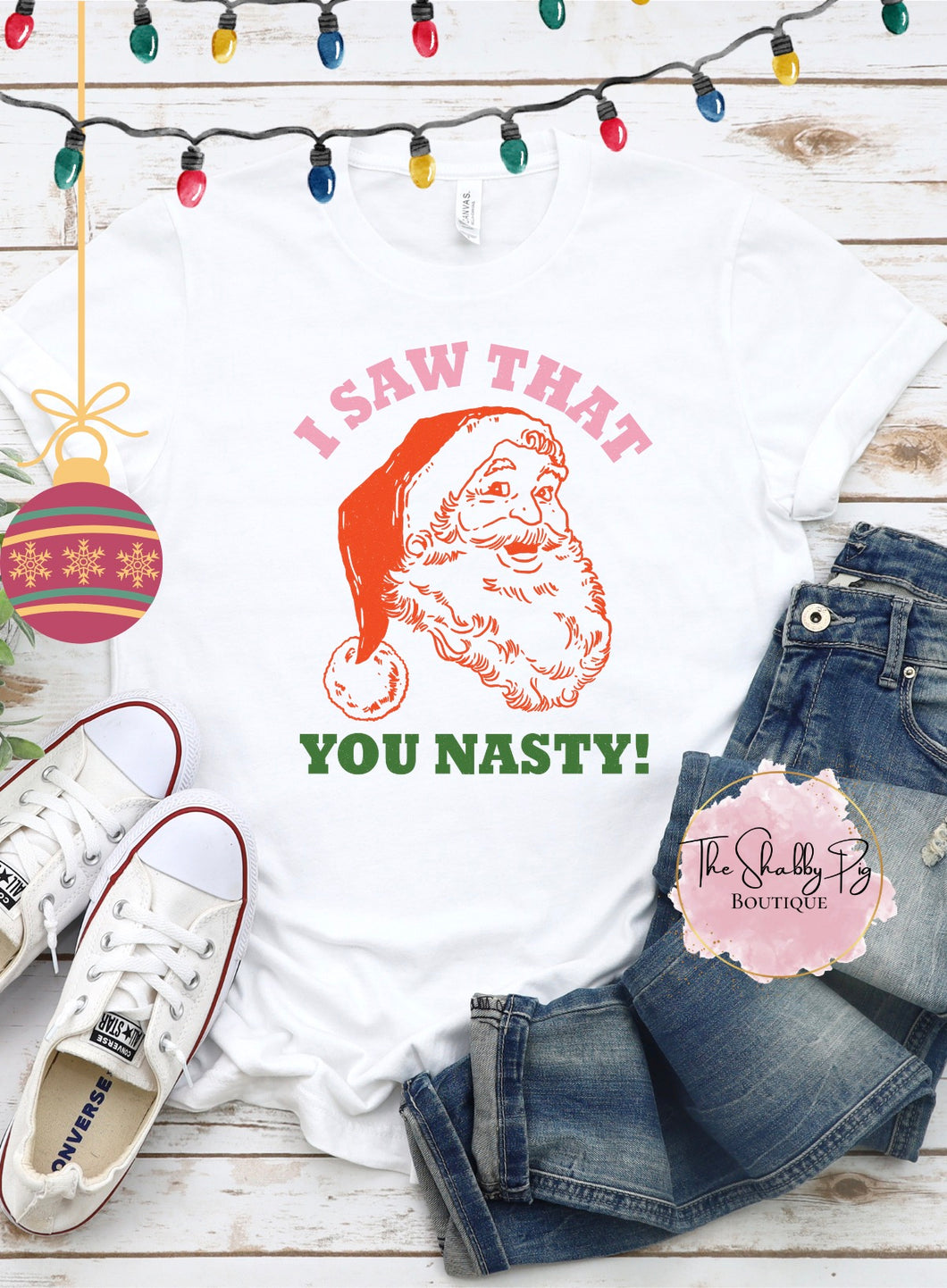 Santa - I saw that | Christmas Shirt