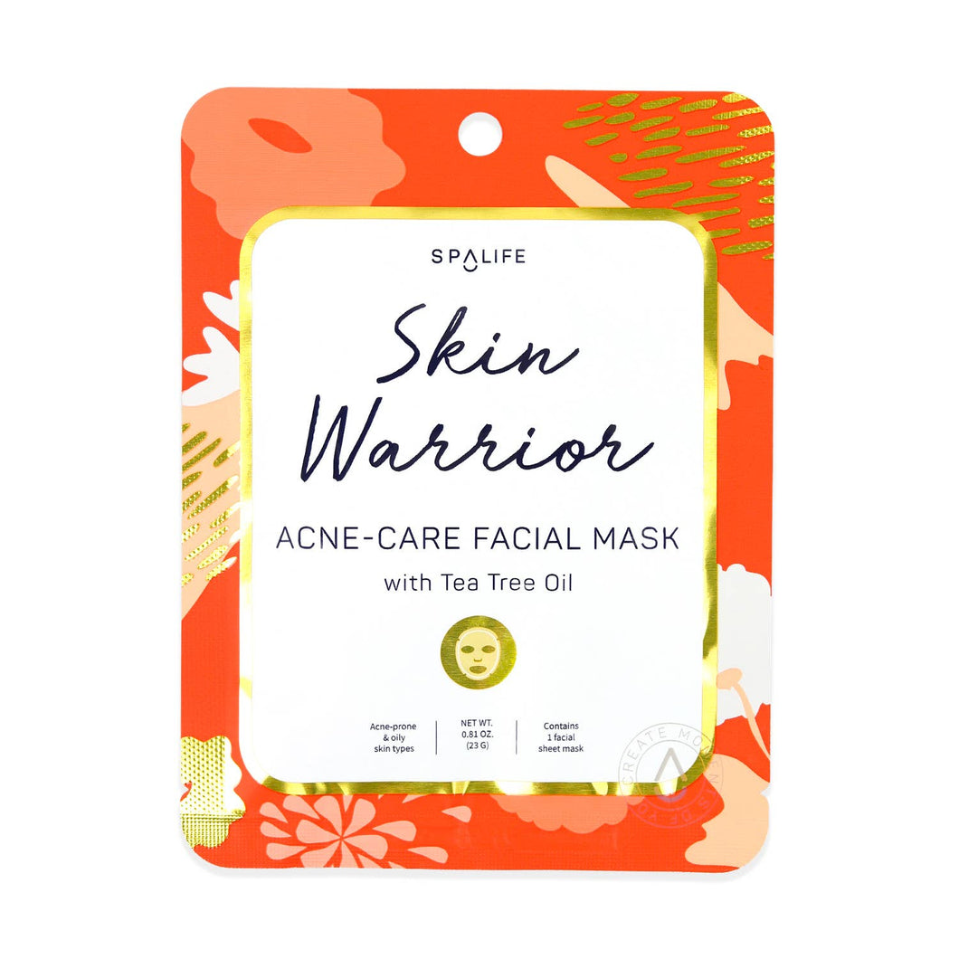 Skin Warrior Acne-Care Facial Mask with Tea Tree Oil
