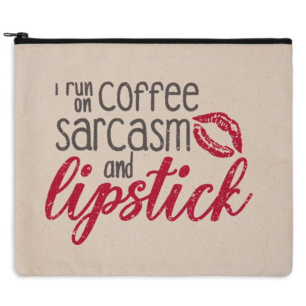 Coffee, Sarcasm, and Lipstick Travel Bag