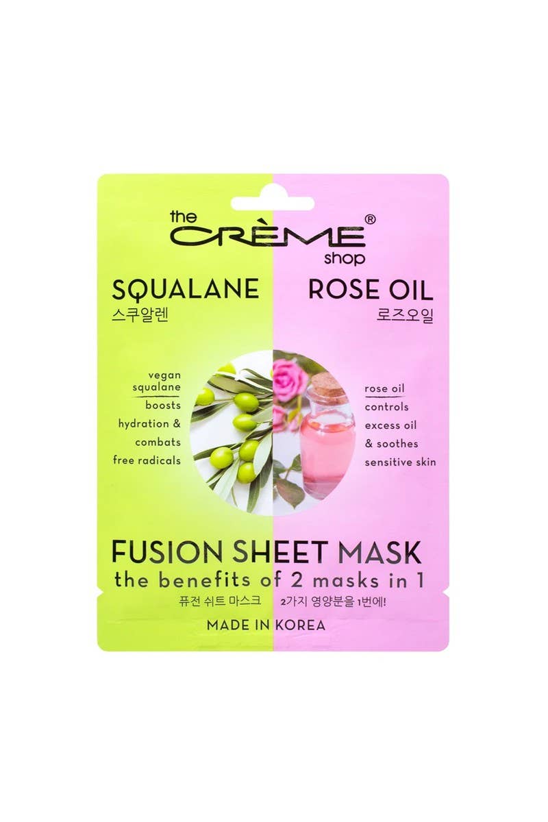 the Creme Shop 2 in 1 Fusion Mask Sheet