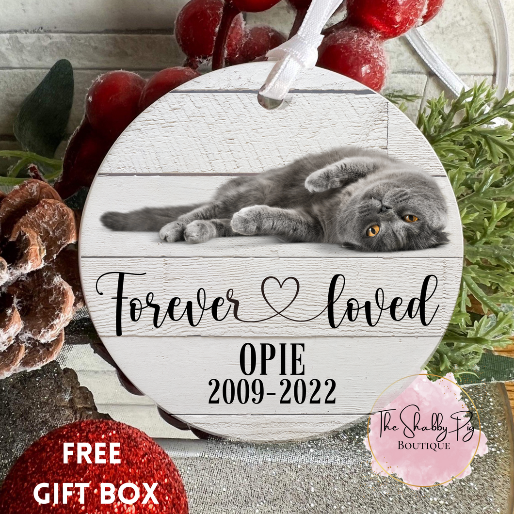 Pet Personalized Ornament  | Memorial Gift