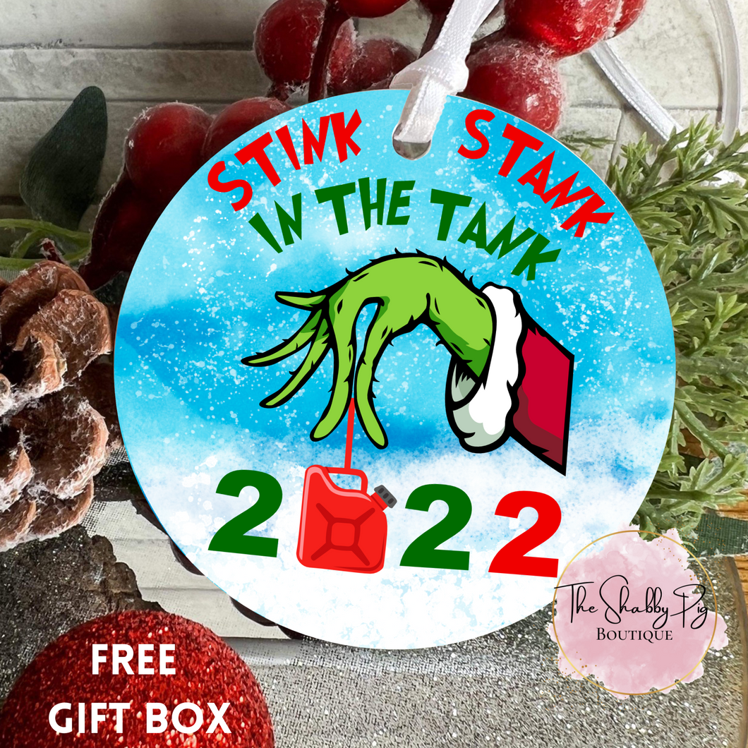 Stink Stank in the Tank | 2022 Grinch Ornament