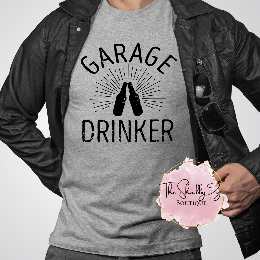 Garage Drinker Graphic Tee