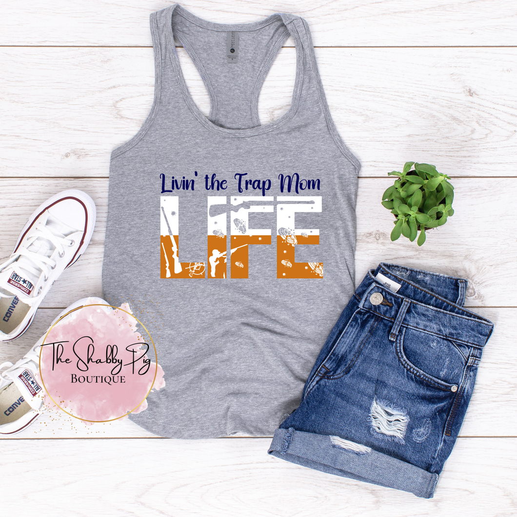 Livin' the Trap Mom LIFE Graphic Tee | Trap Shooting